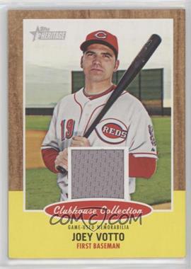 2011 Topps Heritage - Clubhouse Collection Relic #CCR-JV - Joey Votto