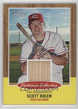 2011 Topps Heritage - Clubhouse Collection Relic #CCR-SR - Scott Rolen