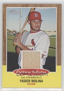 2011 Topps Heritage - Clubhouse Collection Relic #CCR-YM - Yadier Molina
