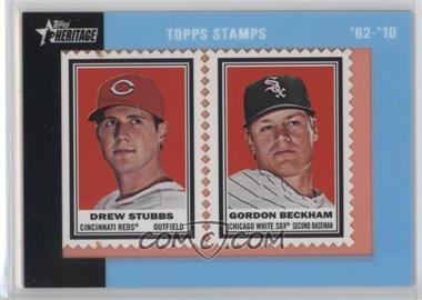 2011 Topps Heritage - Encased Stamps #DSGB - Drew Stubbs, Gordon Beckham /62