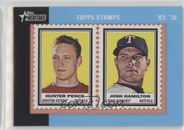 2011 Topps Heritage - Encased Stamps #HPJH - Hunter Pence, Josh Hamilton /62