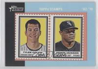 Tyler Colvin, Edwin Jackson [Good to VG‑EX] #/62