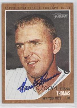 2011 Topps Heritage - Real One Autographs #ROA-FT - Frank Thomas