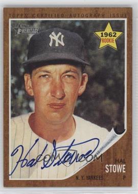 2011 Topps Heritage - Real One Autographs #ROA-HS - Hal Stowe