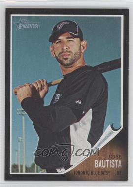 2011 Topps Heritage - Retail - Black Border #C85 - Jose Bautista