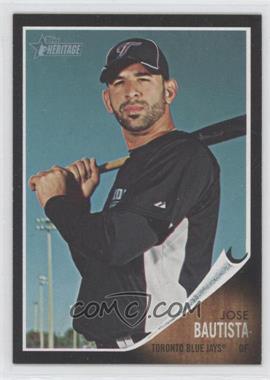 2011 Topps Heritage - Retail - Black Border #C85 - Jose Bautista