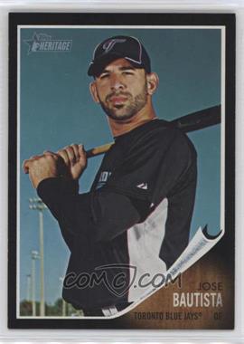 2011 Topps Heritage - Retail - Black Border #C85 - Jose Bautista