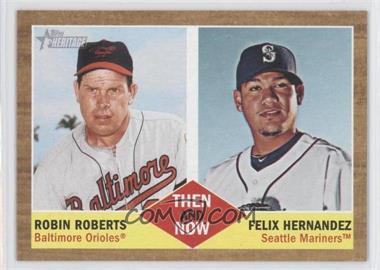 2011 Topps Heritage - Then and Now #TN-6 - Robin Roberts, Felix Hernandez