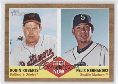 2011 Topps Heritage - Then and Now #TN-6 - Robin Roberts, Felix Hernandez