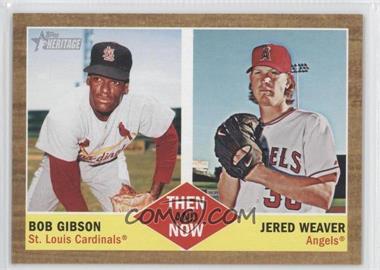 2011 Topps Heritage - Then and Now #TN-7 - Bob Gibson, Jered Weaver