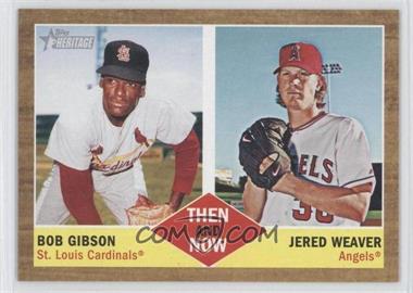 2011 Topps Heritage - Then and Now #TN-7 - Bob Gibson, Jered Weaver