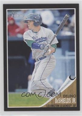 2011 Topps Heritage Minor League Edition - [Base] - Black Border #11 - Delino DeShields Jr. /62