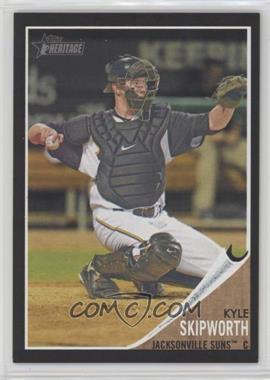 2011 Topps Heritage Minor League Edition - [Base] - Black Border #110 - Kyle Skipworth /62