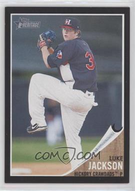 2011 Topps Heritage Minor League Edition - [Base] - Black Border #137 - Luke Jackson /62 [EX to NM]