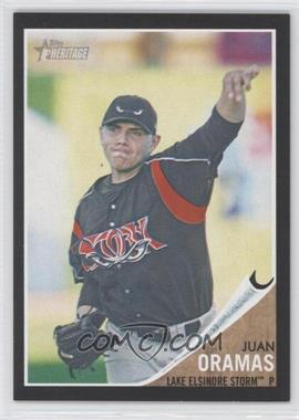 2011 Topps Heritage Minor League Edition - [Base] - Black Border #180 - Juan Oramas /62