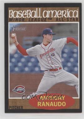 2011 Topps Heritage Minor League Edition - [Base] - Black Border #229 - Baseball America Minor League All-Star - Anthony Ranaudo /62