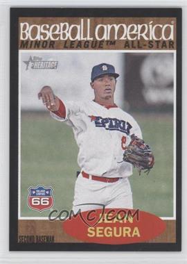 2011 Topps Heritage Minor League Edition - [Base] - Black Border #235 - Baseball America Minor League All-Star - Jean Segura /62