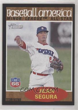 2011 Topps Heritage Minor League Edition - [Base] - Black Border #235 - Baseball America Minor League All-Star - Jean Segura /62