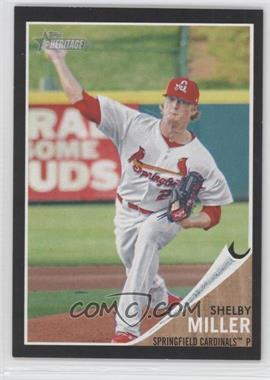 2011 Topps Heritage Minor League Edition - [Base] - Black Border #28 - Shelby Miller /62