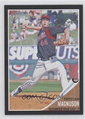 2011 Topps Heritage Minor League Edition - [Base] - Black Border #72 - Trystan Magnuson /62