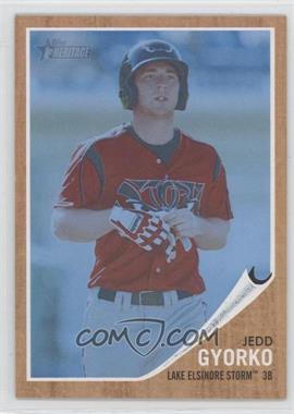 2011 Topps Heritage Minor League Edition - [Base] - Blue Tint #125 - Jedd Gyorko /620