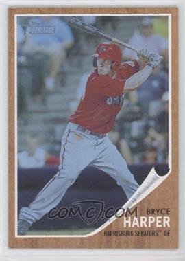 2011 Topps Heritage Minor League Edition - [Base] - Blue Tint #16 - Bryce Harper /620