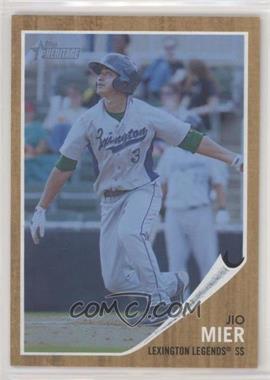 2011 Topps Heritage Minor League Edition - [Base] - Blue Tint #171 - Jio Mier /620