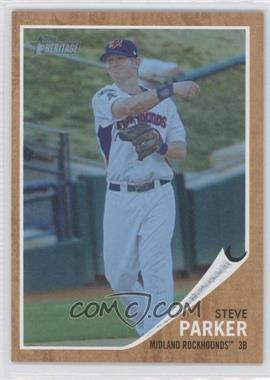 2011 Topps Heritage Minor League Edition - [Base] - Blue Tint #176 - Stephen Parker /620