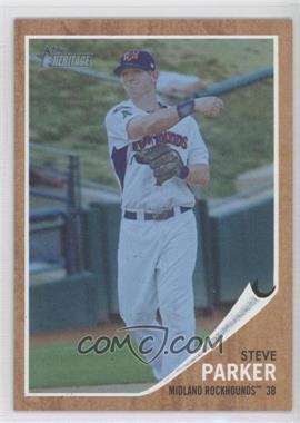 2011 Topps Heritage Minor League Edition - [Base] - Blue Tint #176 - Stephen Parker /620