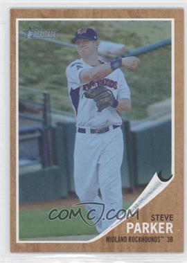 2011 Topps Heritage Minor League Edition - [Base] - Blue Tint #176 - Stephen Parker /620