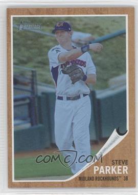 2011 Topps Heritage Minor League Edition - [Base] - Blue Tint #176 - Stephen Parker /620