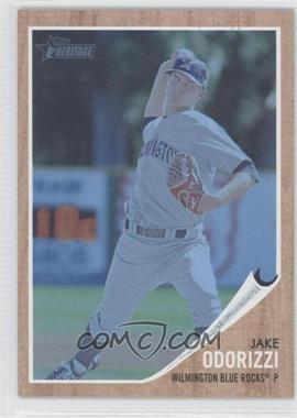 2011 Topps Heritage Minor League Edition - [Base] - Blue Tint #177 - Jake Odorizzi /620