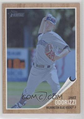 2011 Topps Heritage Minor League Edition - [Base] - Blue Tint #177 - Jake Odorizzi /620