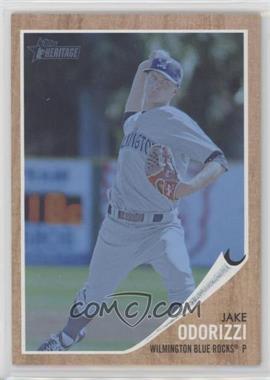 2011 Topps Heritage Minor League Edition - [Base] - Blue Tint #177 - Jake Odorizzi /620