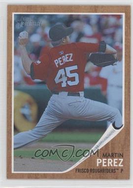 2011 Topps Heritage Minor League Edition - [Base] - Blue Tint #184 - Martin Perez /620