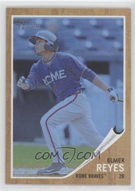 2011 Topps Heritage Minor League Edition - [Base] - Blue Tint #193 - Elmer Reyes /620