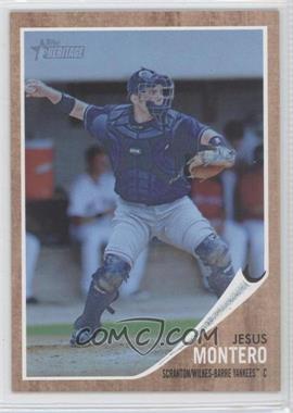 2011 Topps Heritage Minor League Edition - [Base] - Blue Tint #29 - Jesus Montero /620