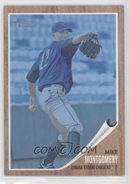 2011 Topps Heritage Minor League Edition - [Base] - Blue Tint #30 - Mike Montgomery /620