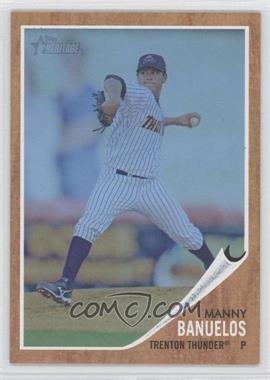 2011 Topps Heritage Minor League Edition - [Base] - Blue Tint #4 - Manny Banuelos /620