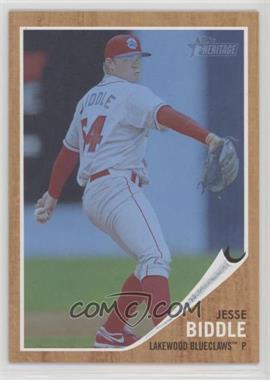 2011 Topps Heritage Minor League Edition - [Base] - Blue Tint #65 - Jesse Biddle /620