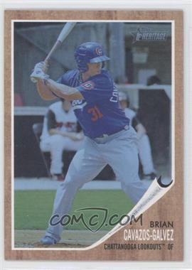 2011 Topps Heritage Minor League Edition - [Base] - Blue Tint #79 - Brian Cavazos-Galvez /620