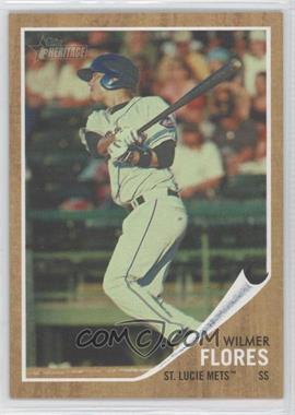 2011 Topps Heritage Minor League Edition - [Base] - Green Tint #112 - Wilmer Flores /620