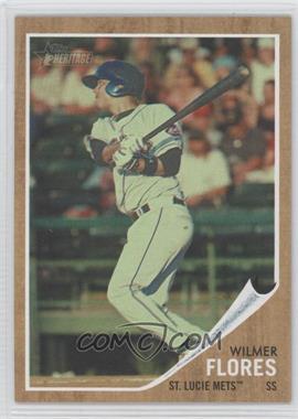 2011 Topps Heritage Minor League Edition - [Base] - Green Tint #112 - Wilmer Flores /620