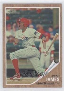 2011 Topps Heritage Minor League Edition - [Base] - Green Tint #138 - Jiwan James /620