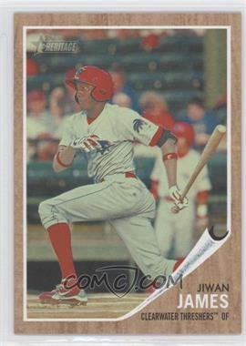 2011 Topps Heritage Minor League Edition - [Base] - Green Tint #138 - Jiwan James /620