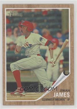 2011 Topps Heritage Minor League Edition - [Base] - Green Tint #138 - Jiwan James /620