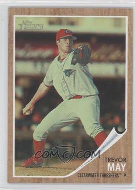 2011 Topps Heritage Minor League Edition - [Base] - Green Tint #168 - Trevor May /620