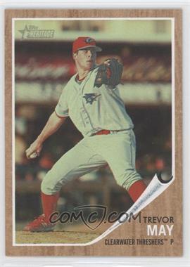 2011 Topps Heritage Minor League Edition - [Base] - Green Tint #168 - Trevor May /620