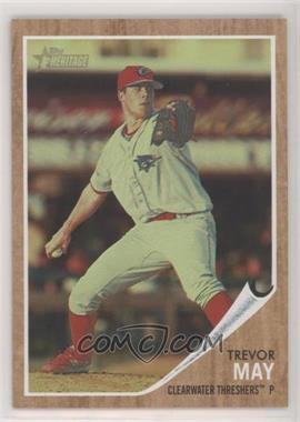 2011 Topps Heritage Minor League Edition - [Base] - Green Tint #168 - Trevor May /620