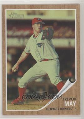 2011 Topps Heritage Minor League Edition - [Base] - Green Tint #168 - Trevor May /620